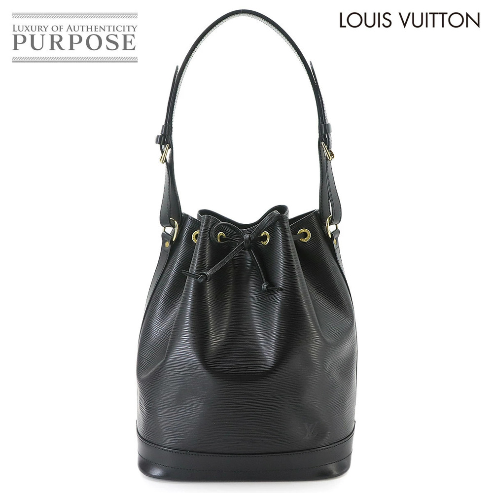 Louis Vuitton Epi Noe Leather Shoulder Bag Noir Black